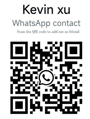 Scan the QR code to add me as friend by whatsapp