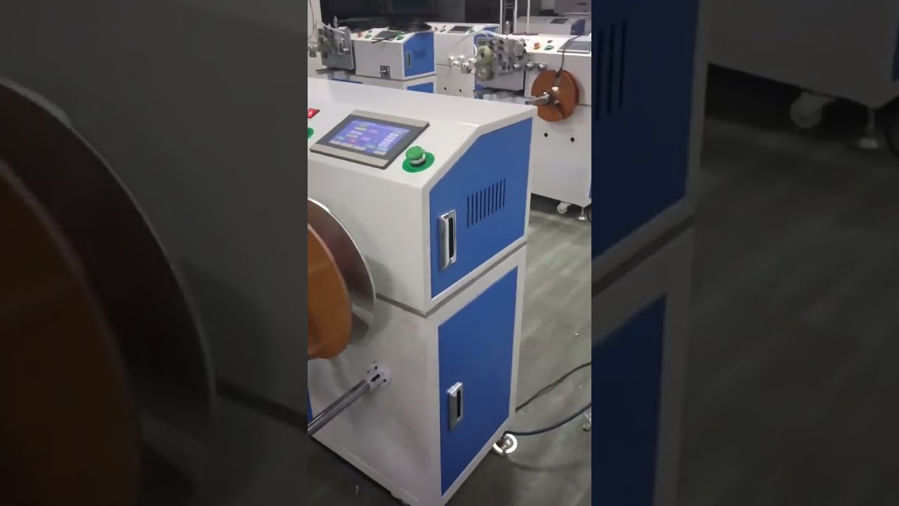 128-Precise-Metering-Coiling-Machine-for-Red-Black-Wires