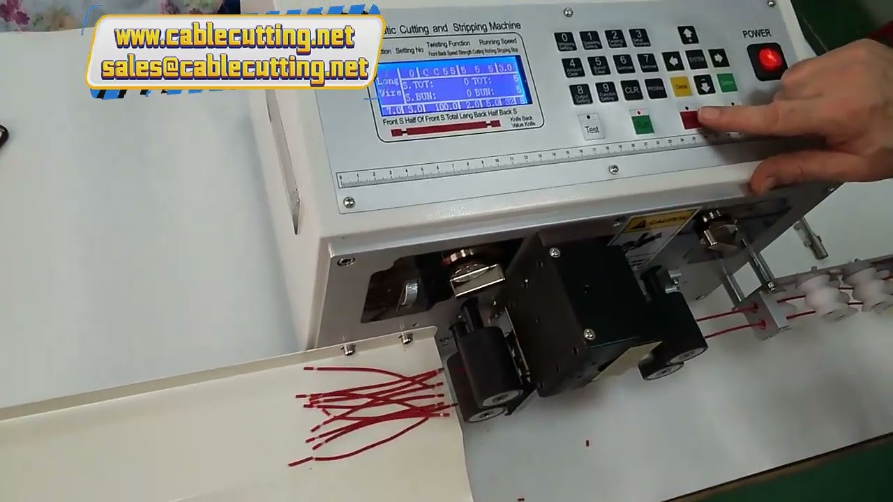Wire Cutting and Stripping Machine with Tungsten Carbide Blade for Cable up to 5mm / AWG