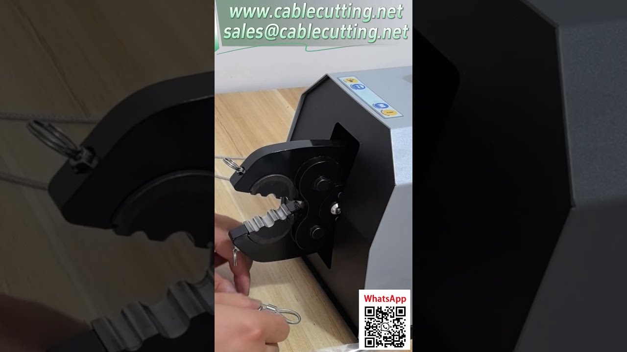 9-Ton Hydraulic Wire Terminal Crimping Tool for 300mm² Lugs and 500A Cable Lugs