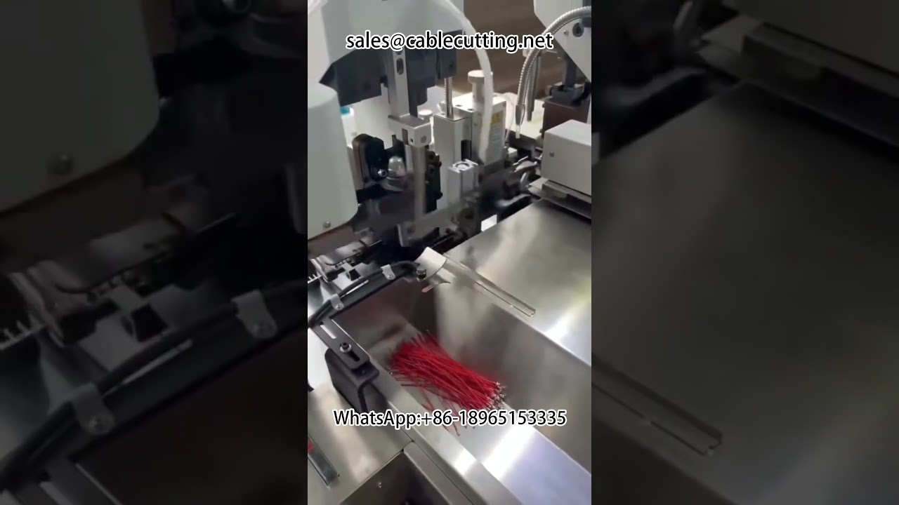 Full Self-Service Double Head Crimping and Termination Machine