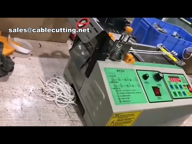 Elastic Earloop Cutting Machine for Face Mask Production