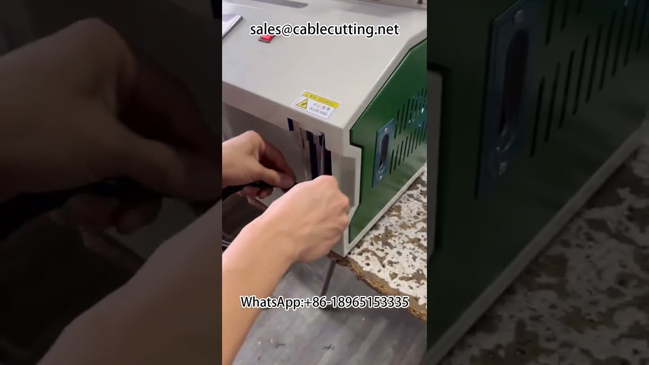 Winding and Tying Machine for Cable and Wire Stripping Automation