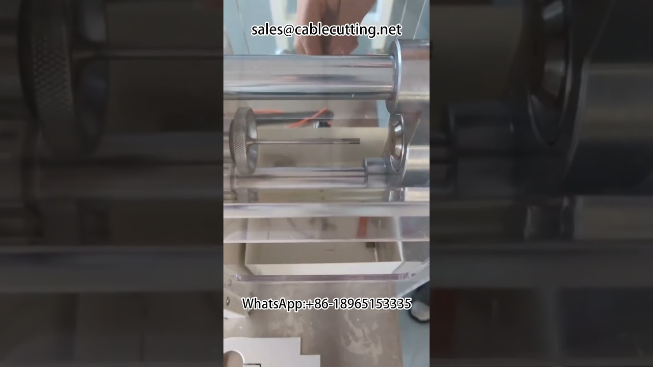 Semi-Automatic Metal Shielding Mesh Cutting Machine for EV Wire Harness