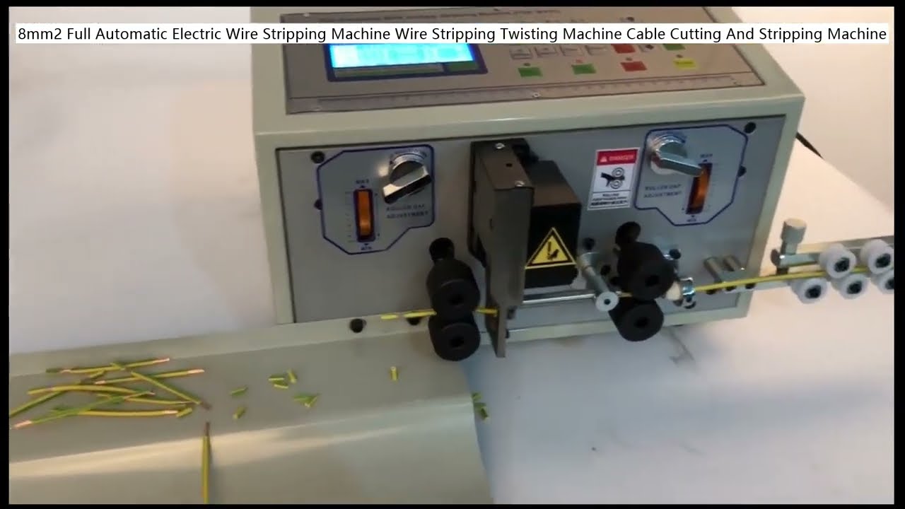 8mm² Full Automatic Electric Wire Stripping and Twisting Machine