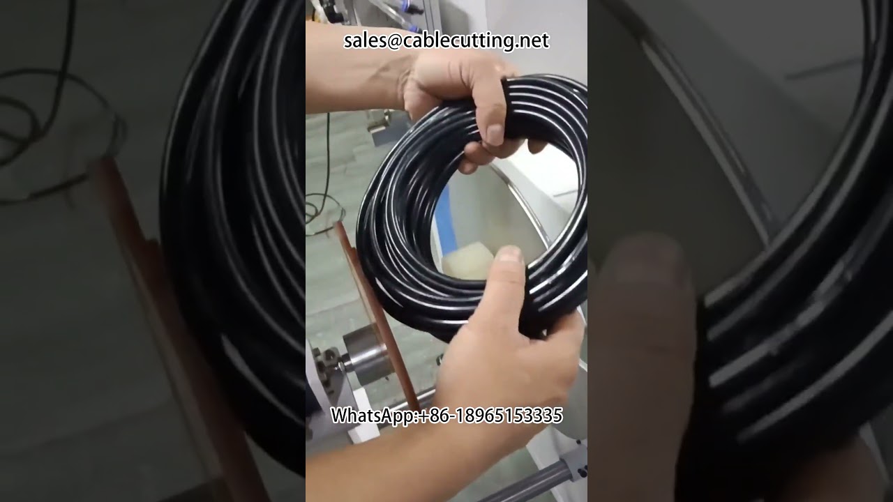 Automatic Meter Counting, Sorting, Cutting and Rewinding Machine for Drip Irrigation Tubes