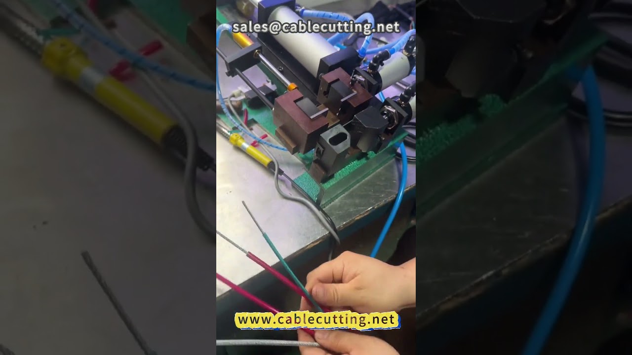 40 Rubber Coated Wire Rope Peeling Machine | Pneumatic Wire Stripper