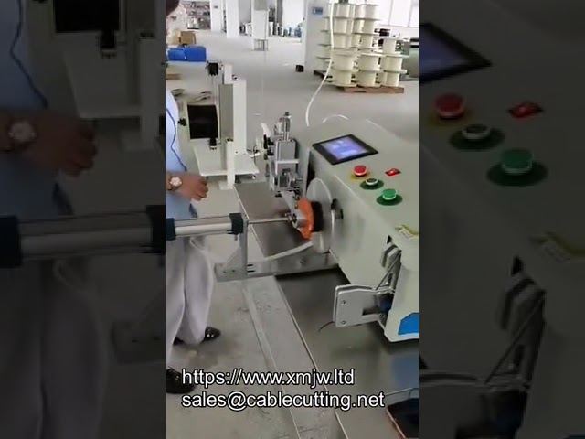 Automatic Cable Coiling Machine for Power Cords - Automatic Cut and Twist Wire Winding