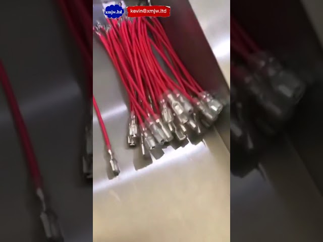 Fully Automatic Wire Cutting Stripping Crimping Machine with Terminal Sleeving Insertion