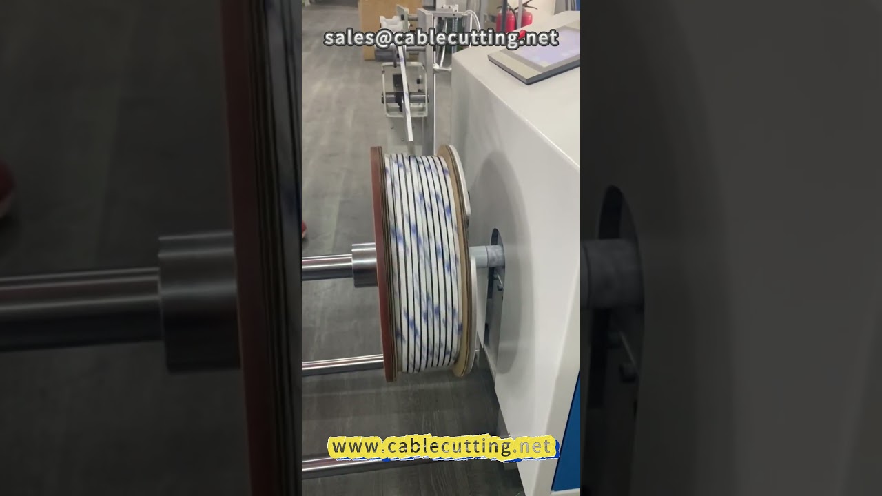 Winding and Tying Machine for Rubber Strip, Wire, and Cable