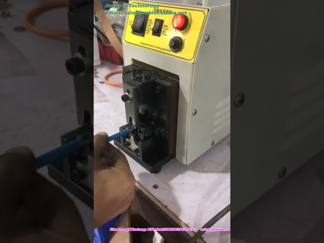 RJ45 and RJ11 Connector Cable Crimping Machine | 2-Port Crimp Tool