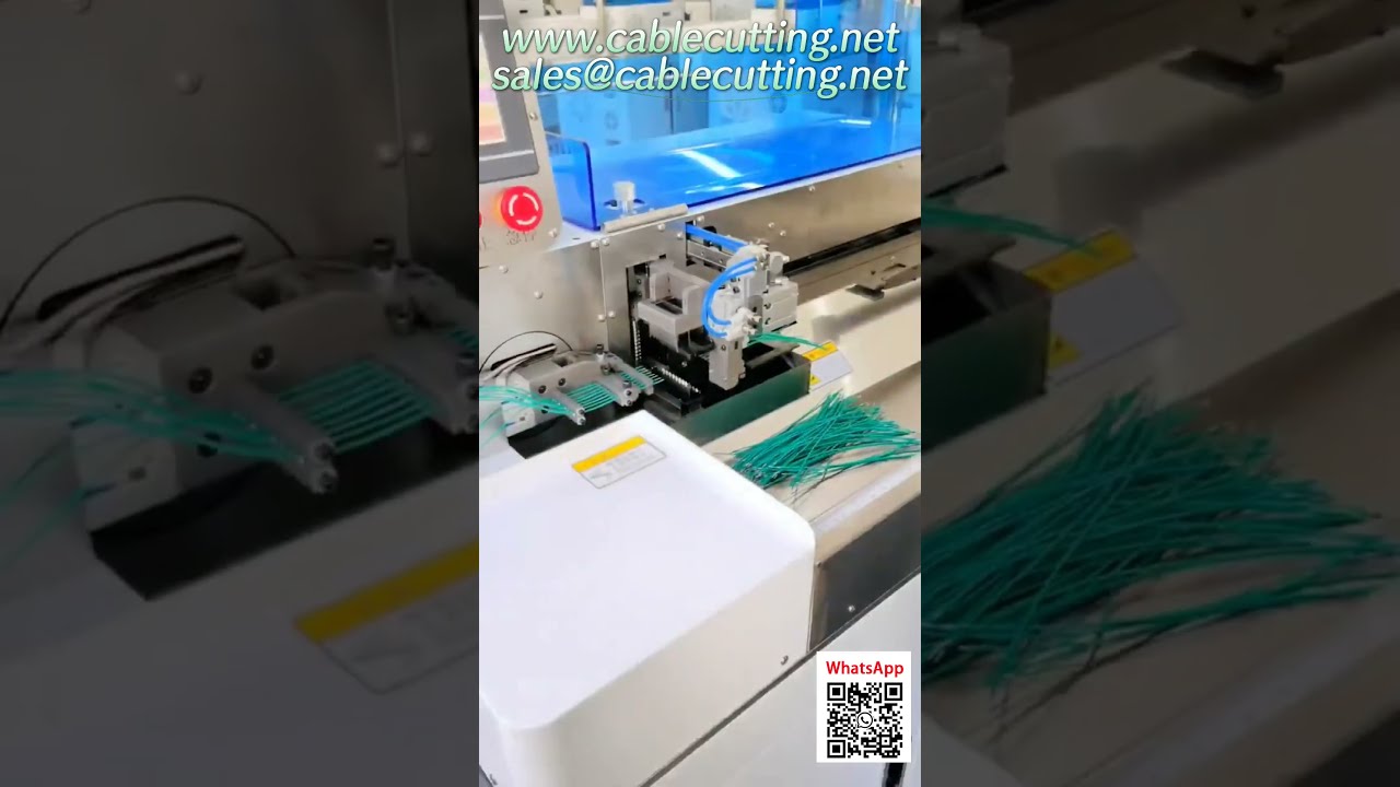 Automatic Wire Cutting and Stripping Machine 8 Stations 26AWG Wire Processing Machine