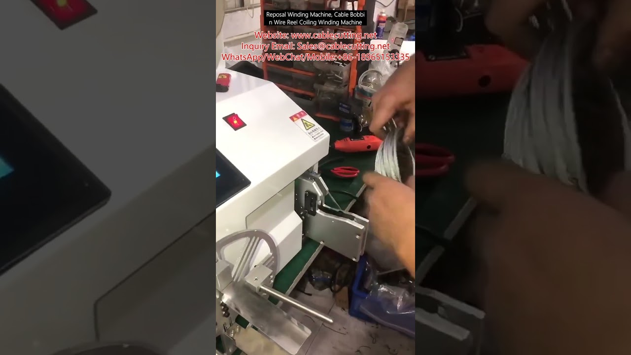Reposal Cable Bobbin Wire Reel Coiling Winding Machine