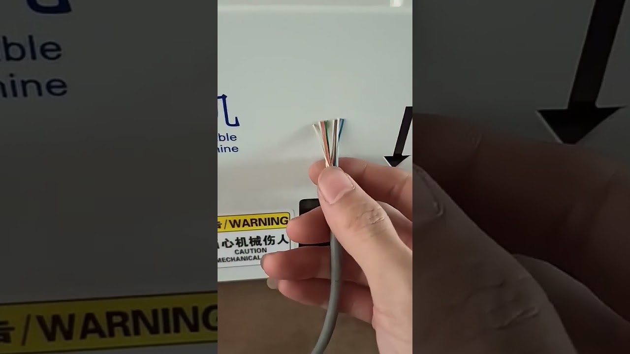 Pneumatic Multi-Core Wire Network Cable Inner Twisted Wire Straightening Machine