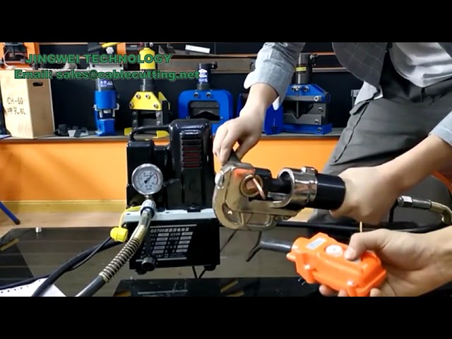 Portable Electric Hydraulic Pump for Split Jack Clamps and Power Tools