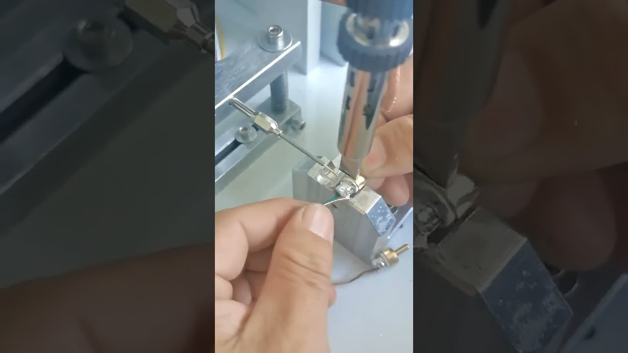 Semi-Automatic Foot Operated USB PCB LED Strip Light Cable Soldering Machine