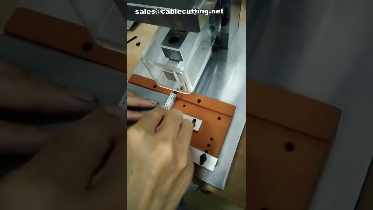 Automatic IDC Flat Ribbon Cable Crimping Machine for 2.54mm Pitch