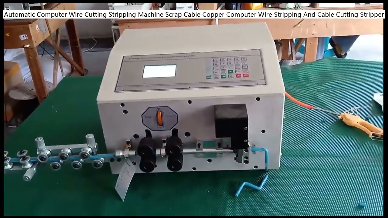 Automatic Computer Wire Cutting and Stripping Machine