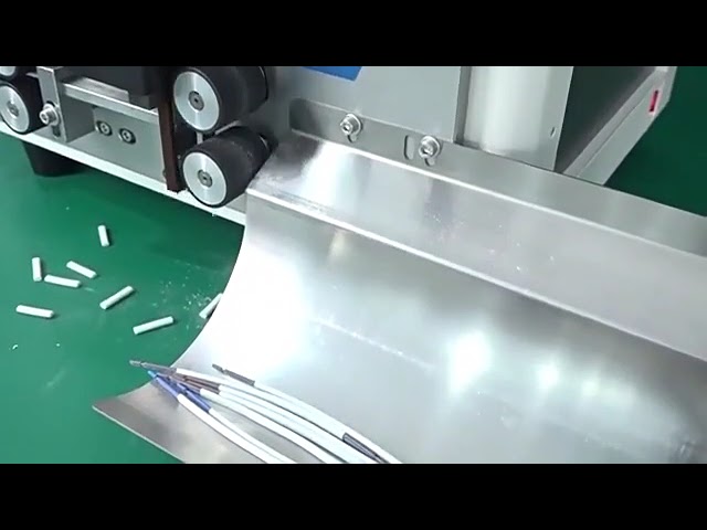 Automatic Sheath Wire Stripping Cutting Machine LY-904-4 3-Inch Touch Screen 4-Wheel Round Flat