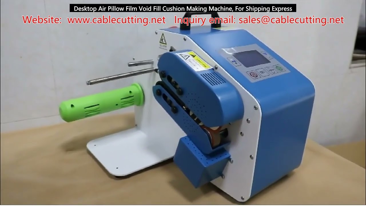 Desktop Air Pillow Film Void Fill Cushion Making Machine for Shipping and Express