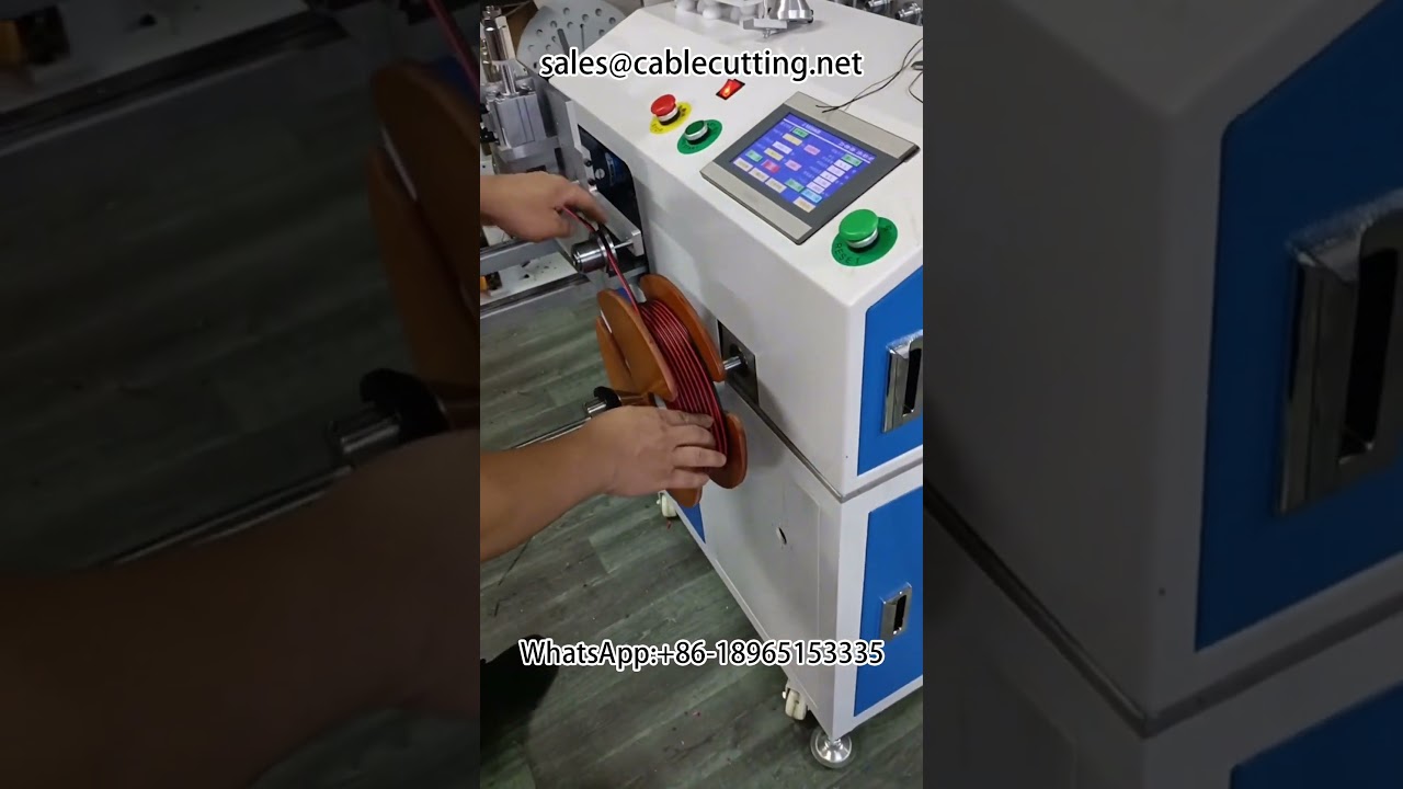 Wire Winding and Rewinding Machine for Audio Cable Processing