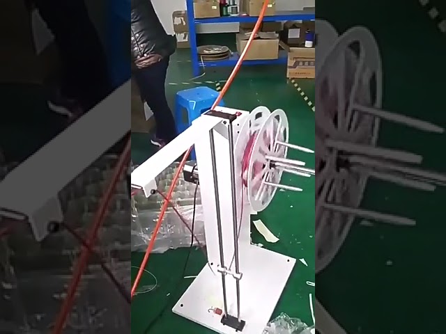 Full Automatic Wire Coil Tension Pay-Off Machine, 15KG Spool Reel Wire Feeder