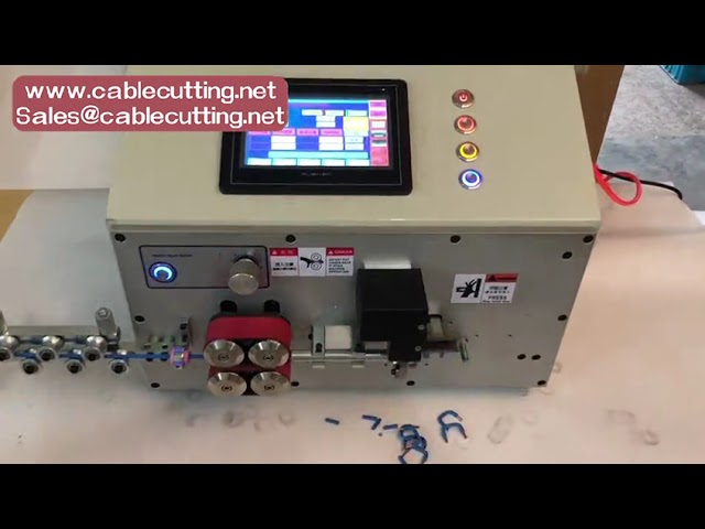 Full Automatic Wire Stripping Machine, Cable Cutting Equipment, Coil Bending Device