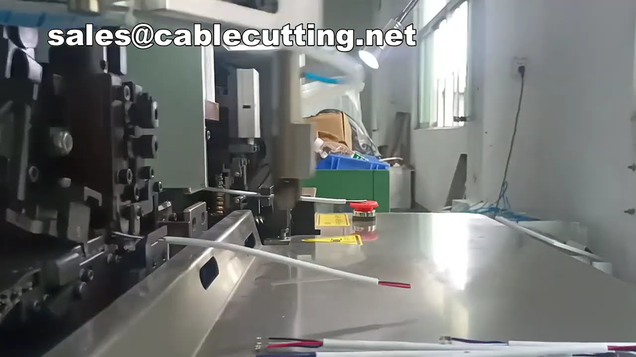 Multi-Core Round Jacket Cable Stripping and Crimping Machine for Outer & Inner Conductor