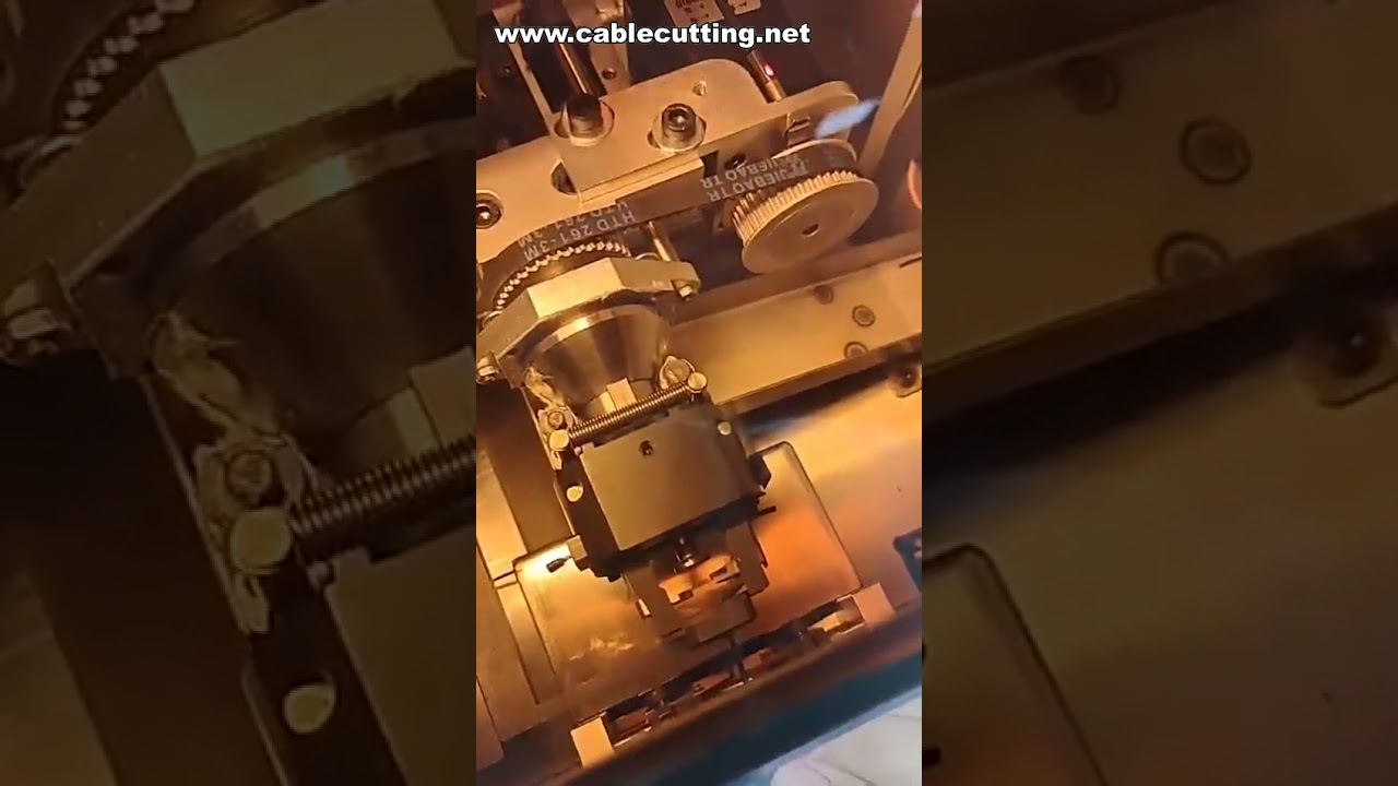 Automatic Bulk Tube Pre-Insulation Terminal Crimping and Cutting Machine