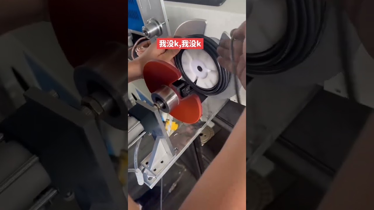 Wire and Data Cable Traversing Winding and Tying Machine