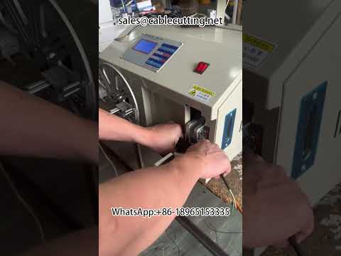 Wire winding and tying machine #Wire processing #Wire winding machine