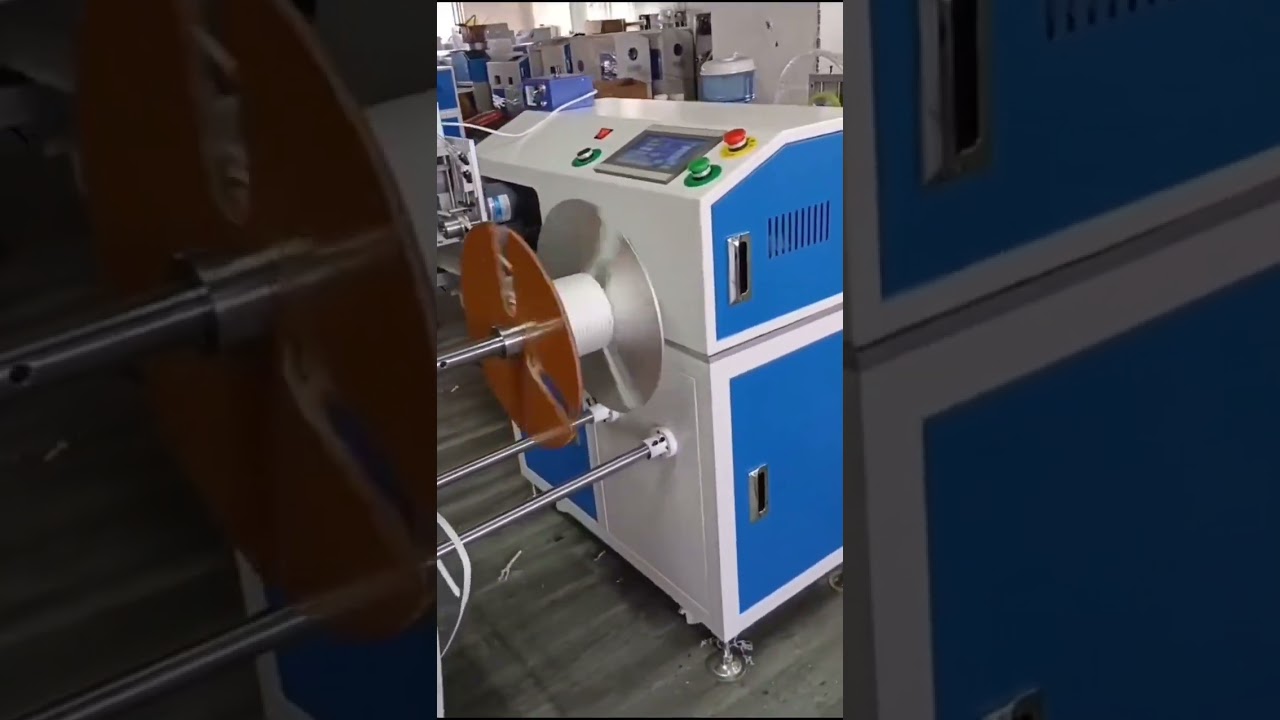 Automatic Meter Counting, Traversing, Hot Cutting & Coiling Machine for Ropes 1mm-16mm Diameter