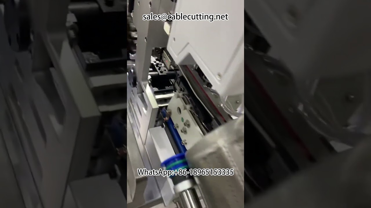 Double-Head Waterproof Plug Crimping Terminal Automotive Wire Harness Stripping Machine