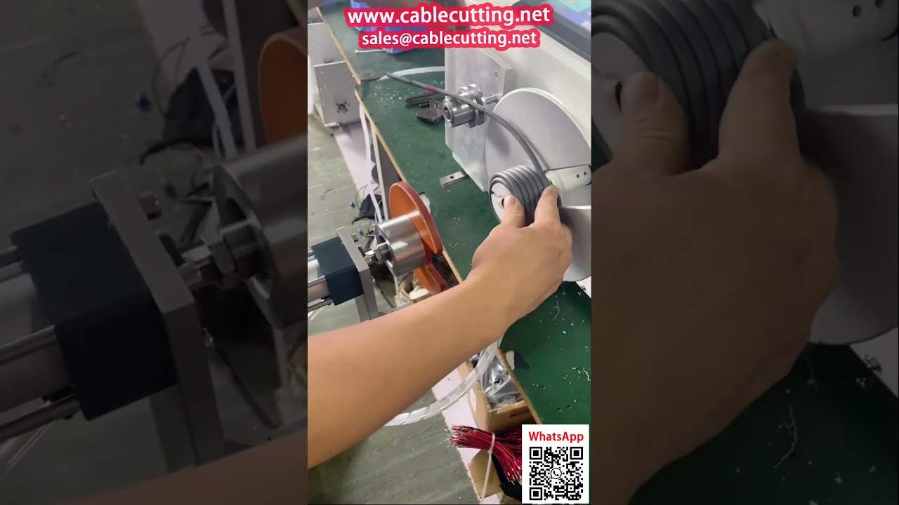 Автоматическая намотка и вязка с позиционированием оставляет концы