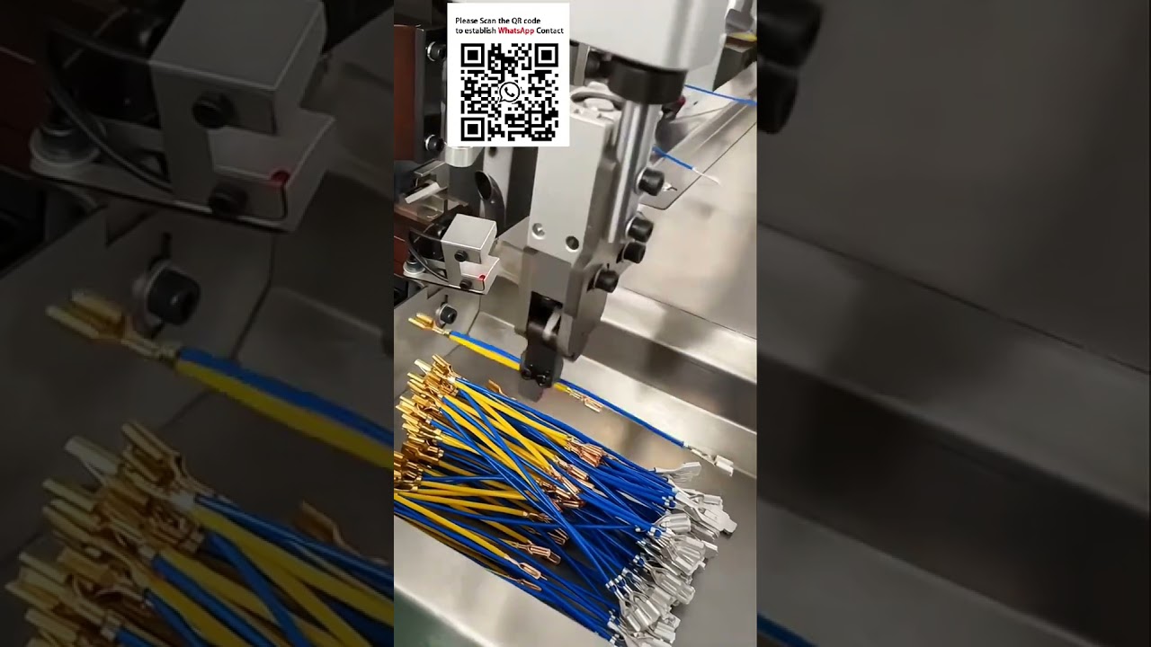 Fully Automatic Triple Wire Co-Crimping Terminal Machine | Automation Equipment