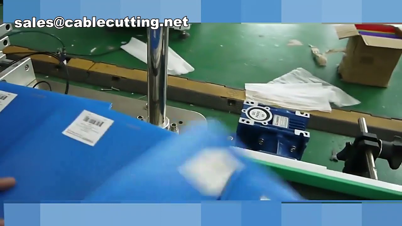 Automatic Sticker Labeling Machine for Unfolded Cartons and Label Tape