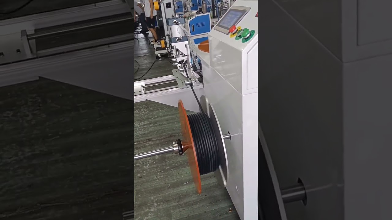 Heavy-Duty Automatic Wire Meter Counting, Sorting, Cutting & Tube Coiling Machine 50kg+, 1-25mm