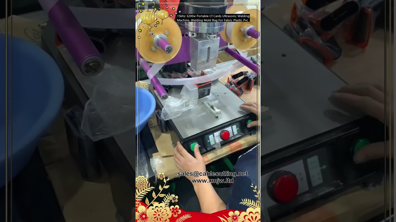 15kHz 3200W Portable CF Card Ultrasonic Welding Machine for Fabric, Plastic, and PVC Bags