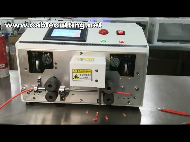 Automatic Double-Line Cable Cutting and Stripping Machine