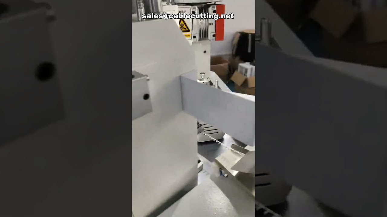 Double-End Cable Wire Cutting Stripping and Terminal Crimping Machine