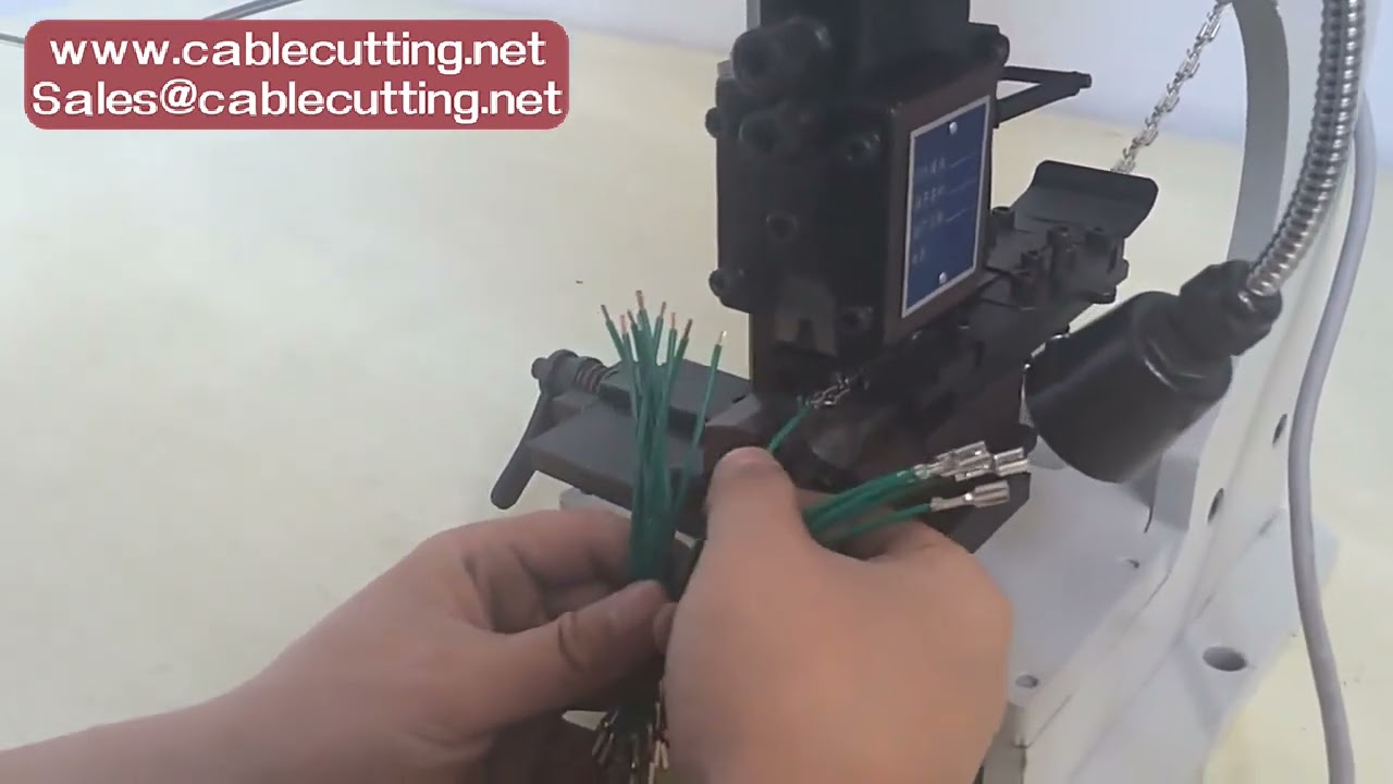 1.5T Fully Automatic Wire Terminal Crimping Machine, High-Speed Low-Noise Terminal Crimper