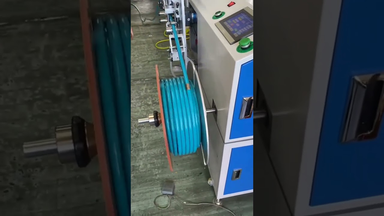 Automatic Wire Meter Counting, Sorting, Cutting, Tube Winding & Coiling All-in-One Machine 1mm-16mm