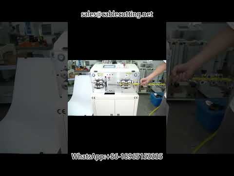 Wire Stripping and Cutting Machine, Stripping Range Spanning #machine #automobile
