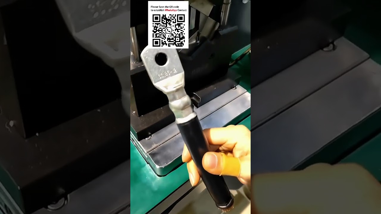 EV Terminal Crimping Press with Quick-Change Hexagonal Applicator | Servo Crimper