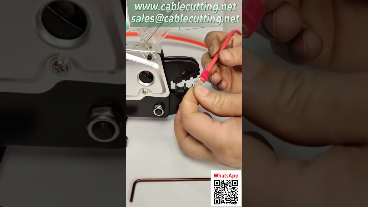 AM-10 Automatic Terminal Crimping Machine with 30 Interchangeable Dies