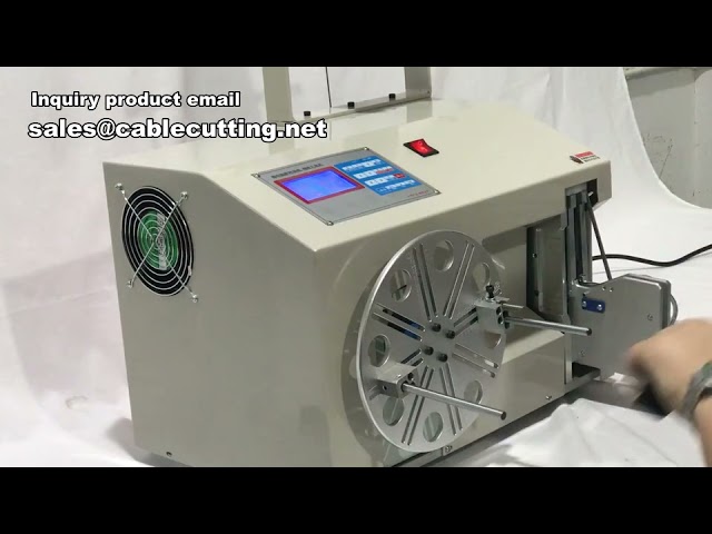 Cable Winding, Bundling, and Tying Machine | Automated Wire Processing