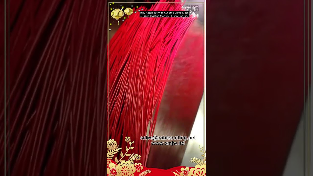 Fully Automatic Wire Cut Strip Crimp Machine with Wire Twisting