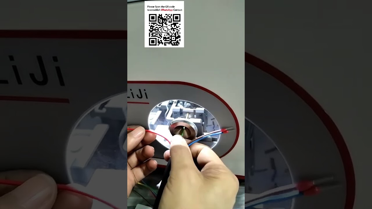 Tubular Terminal Crimping Machine with 4-Point Indent Applicator