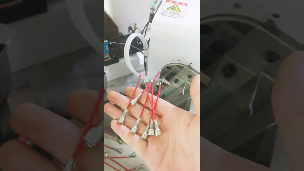 Fully Automatic Tinning and Terminal Crimping Machine for Hand Warmer Electrode Wires