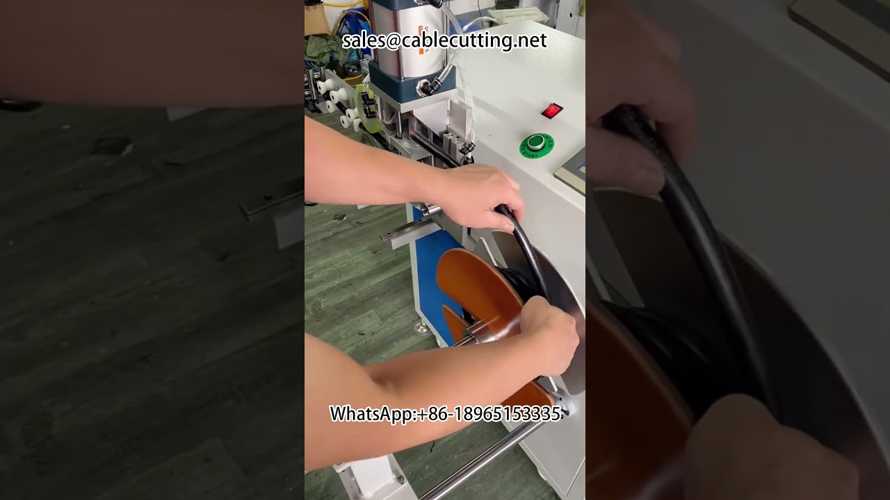 14mm Diameter Sheathing Wire Metre Counting, Rewinding, and Cutting Machine